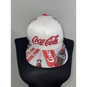 Coca Cola 2016 Hat Snapback embroidered Red Hot Summer Cartoon All Over 90s Look
